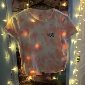 Pink and White Vans Shirt